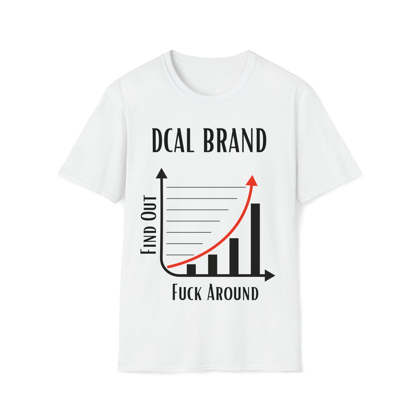 DCAL Graphic Tees Novel "Find Out "Unisex Softstyle T-Shirt