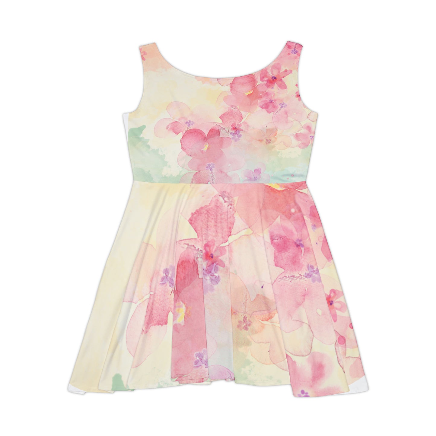 DCAL Formal "Waterpaint Floral" Women's Skater Dress