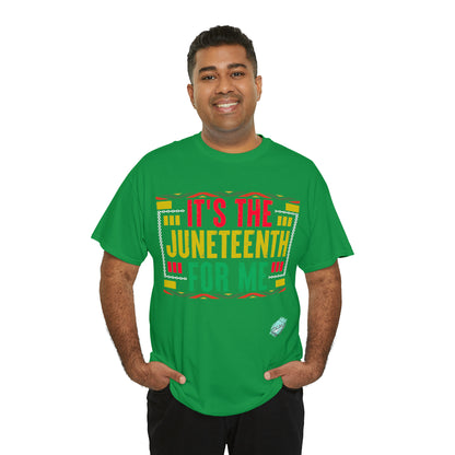 DCAL Juneteenth Its The Juneteenth" Unisex Heavy Cotton Tee