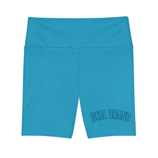 DCAL Brown Collection Minimalist "Blue" Women's Workout Shorts