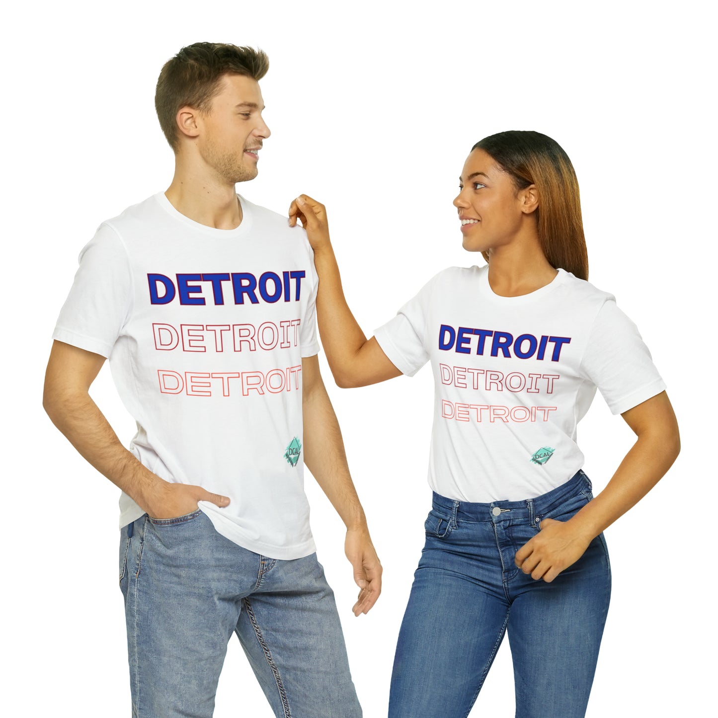 DCAL Downtown Diaries "Detroit" Unisex Jersey Short Sleeve Tee