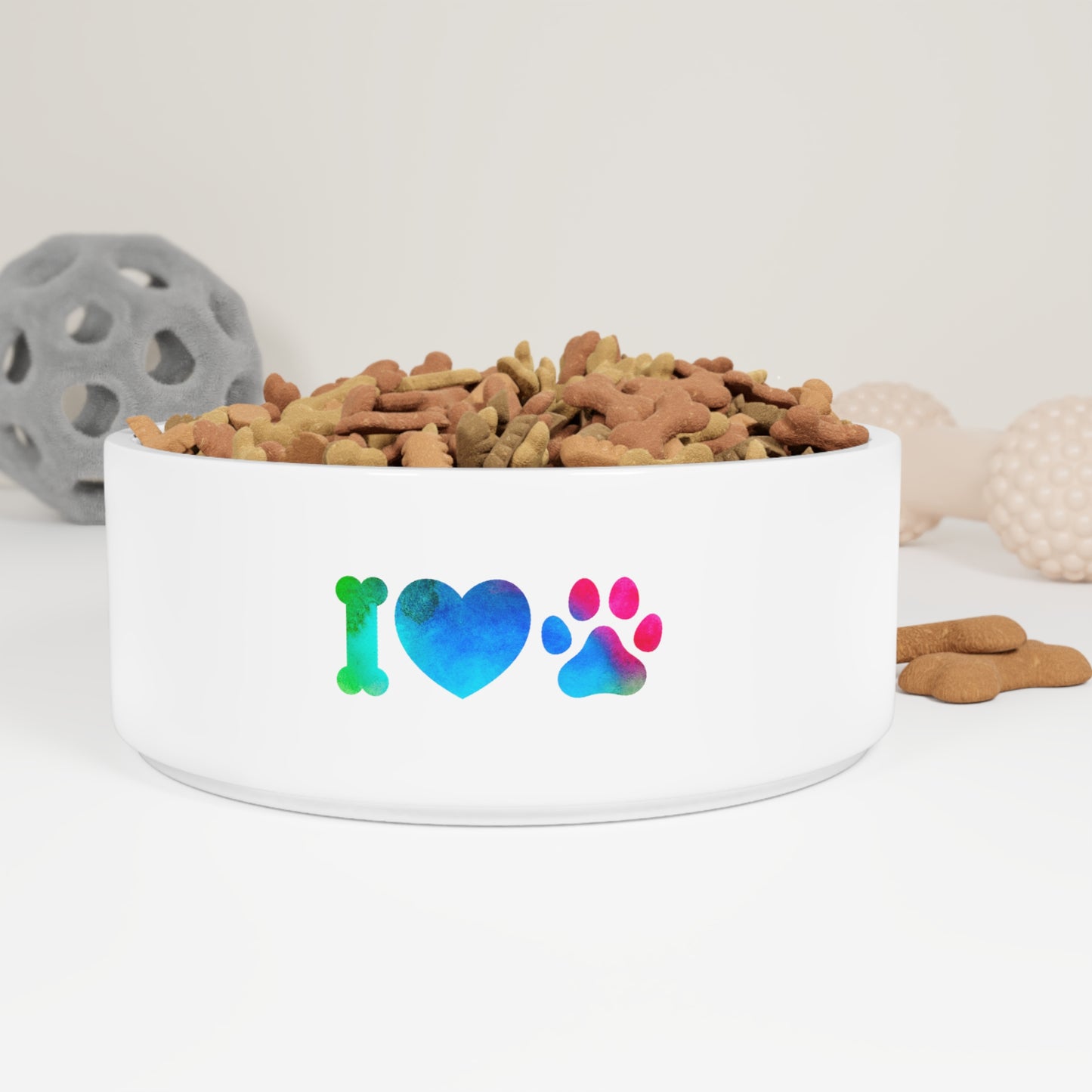 DCAL Paws and Posh " Colorful" Pet Bowl