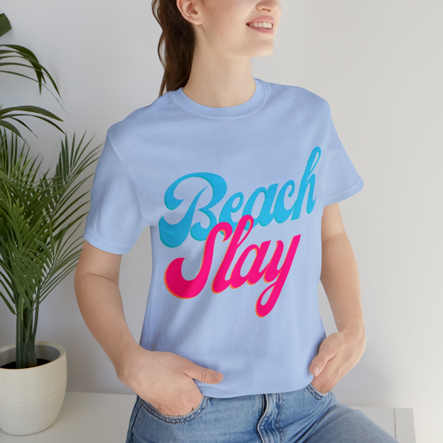 DCAL Beach Collection "Beach Slay" Unisex Jersey Short Sleeve Tee