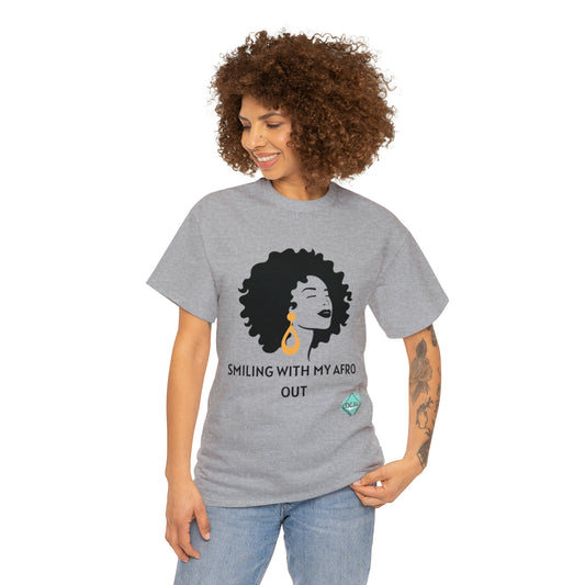 DCAL Graphic Tees "Afro Out" Unisex Heavy Cotton Tee