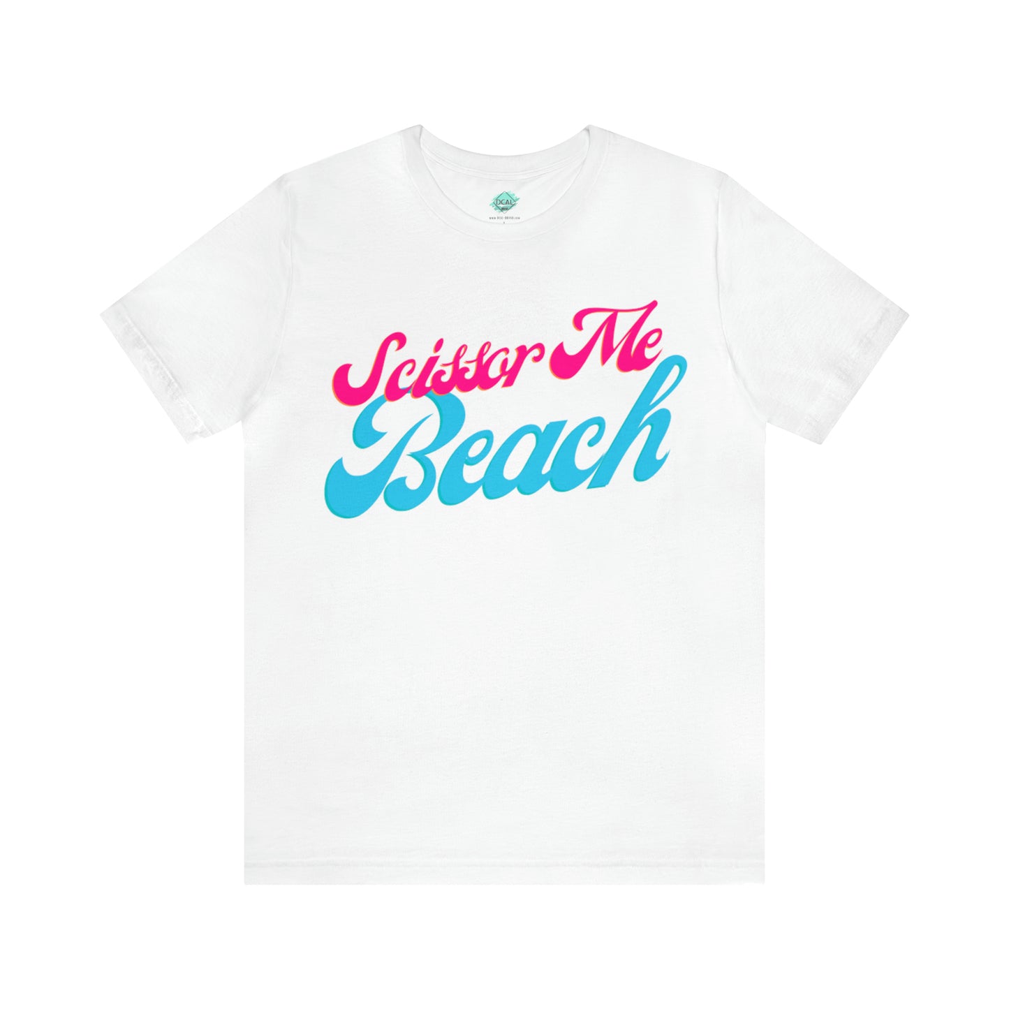 DCAL Beach Collection "Scissor Me Beach" Unisex Jersey Short Sleeve Tee