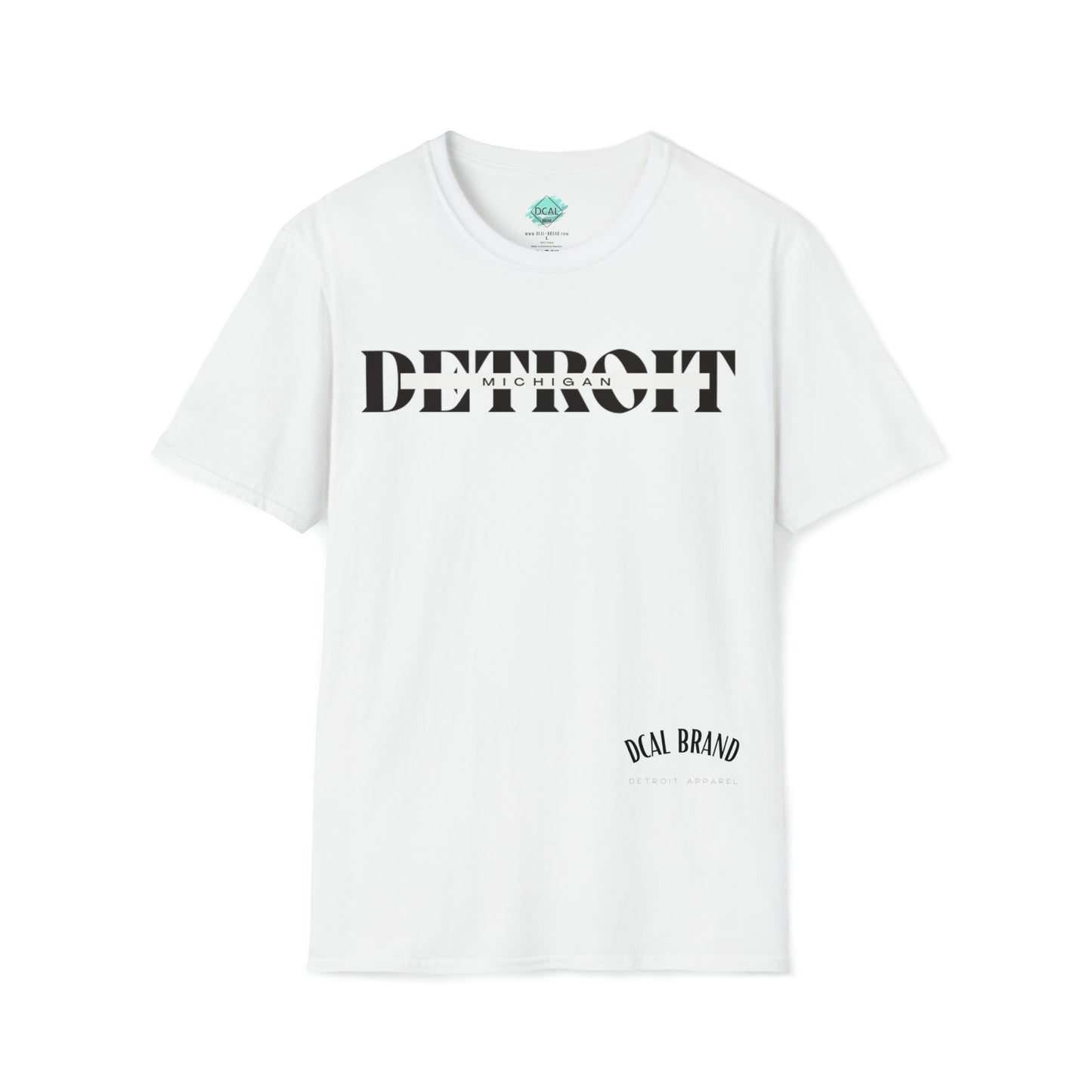 DCAL Downtown Diaries "Detroit" Unisex Softstyle T-Shirt