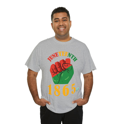 DCAL Juneteenth "1865 Fist" Unisex Heavy Cotton Tee