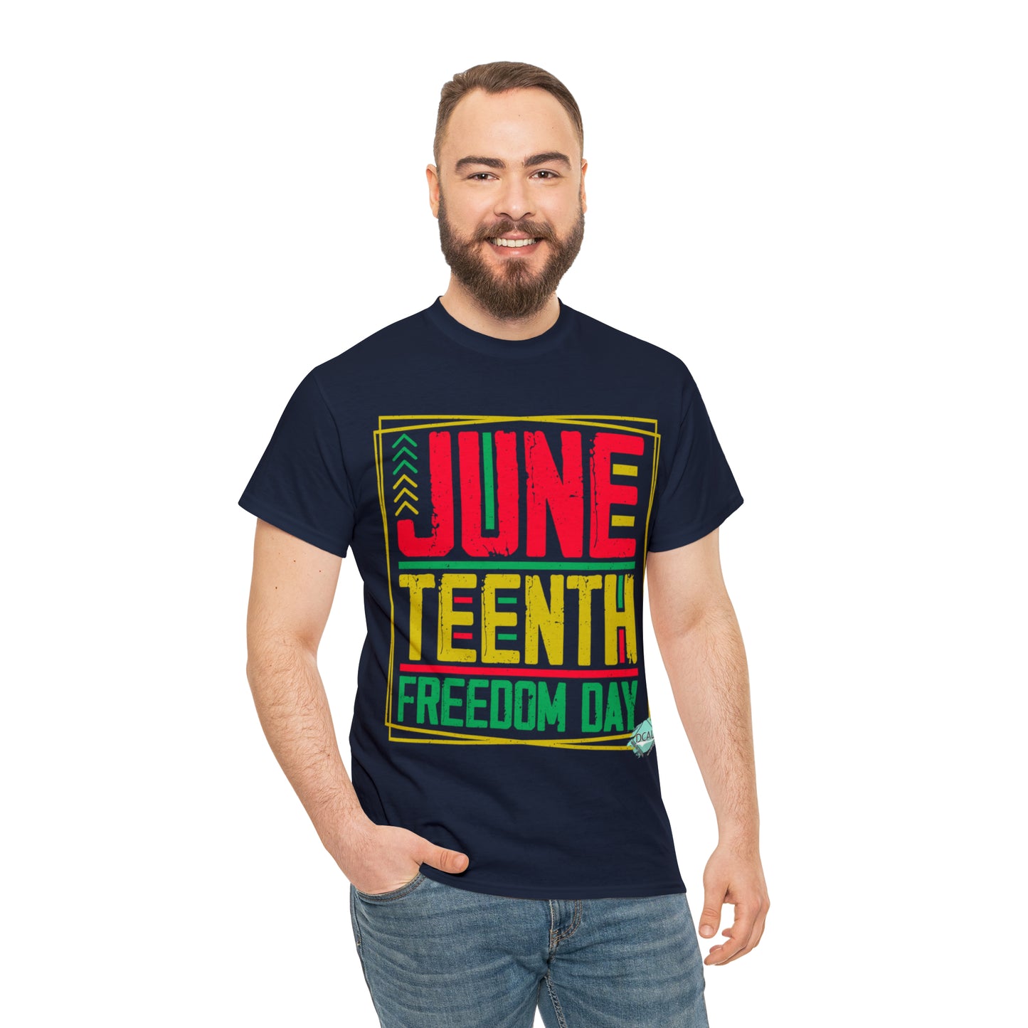 DCAL Juneteenth "Freedom Day" Unisex Heavy Cotton Tee