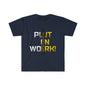 DCAL Strength in Stitches "Put In Work" Graphic Tee Unisex Softstyle T-Shirt