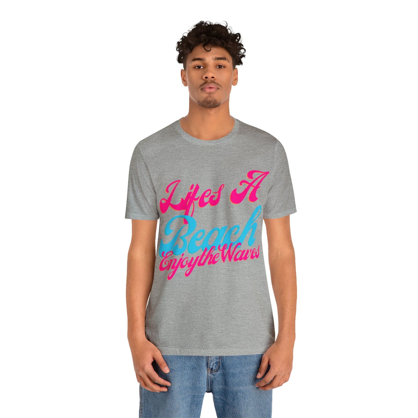 DCAL Beach Collection "Lifes a Beach Enjoy The View" Unisex Jersey Short Sleeve Tee