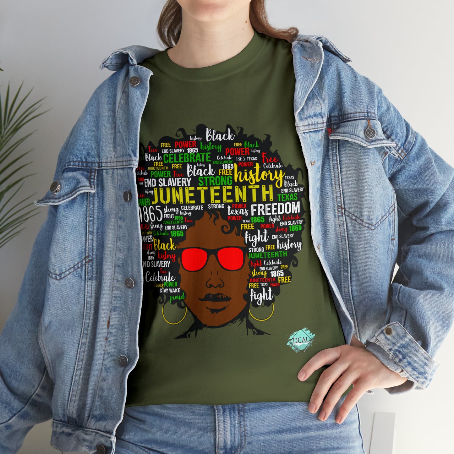 DCAL Juneteenth "Natural" Unisex Heavy Cotton Tee