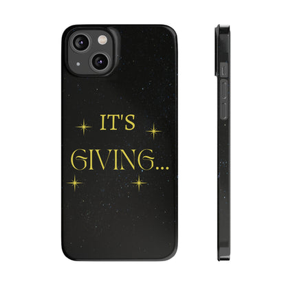 DCAL Accessories (It's Giving)Slim Phone Cases