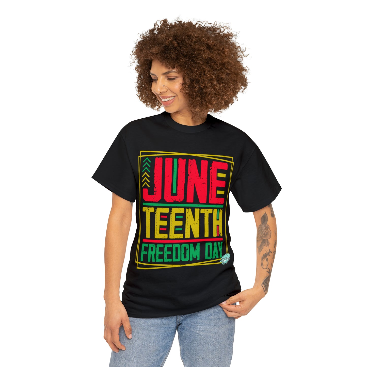 DCAL Juneteenth "Freedom Day" Unisex Heavy Cotton Tee