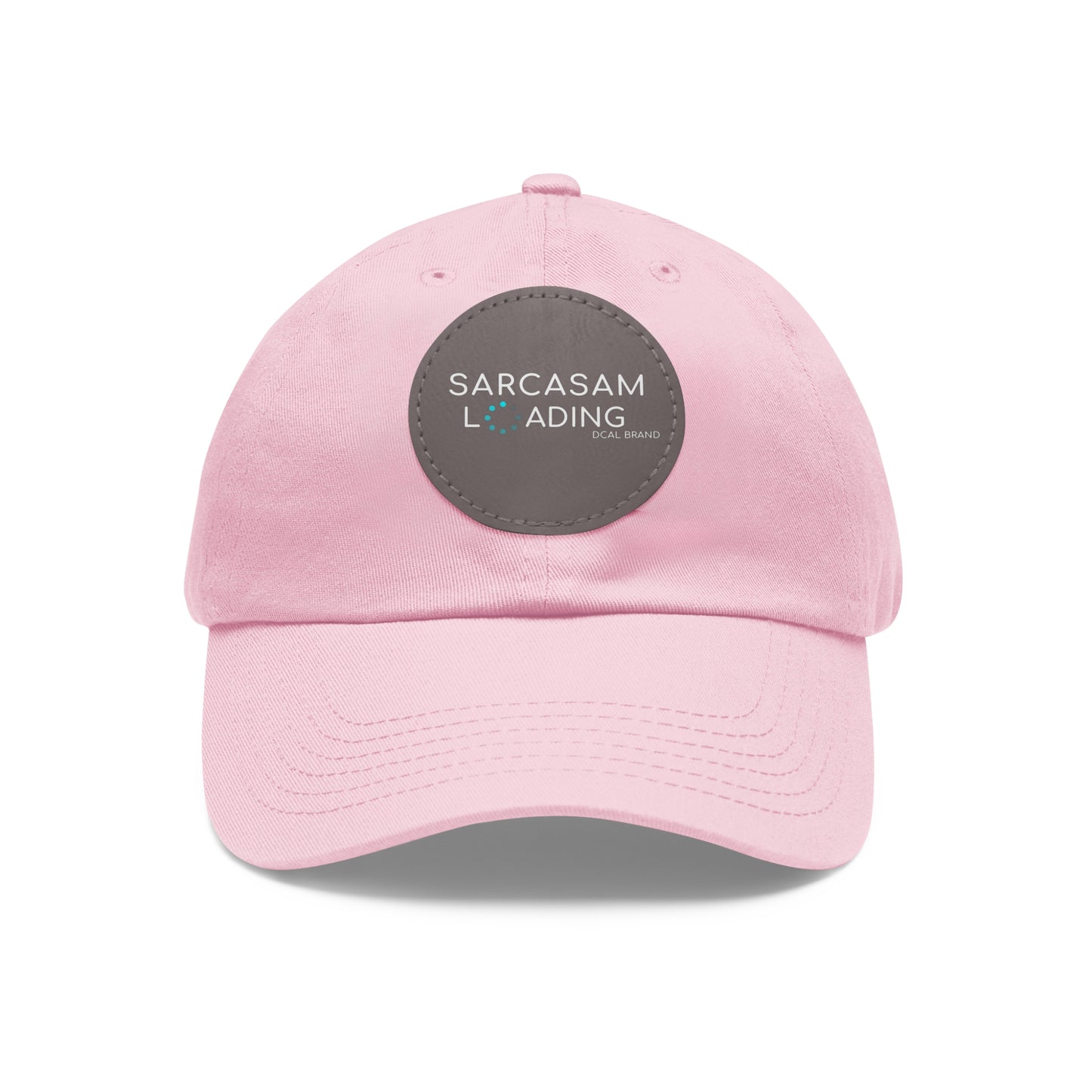 DCAL Brown Collection Accessories "Sarcasm Loading" Hat with Leather Patch (Round)