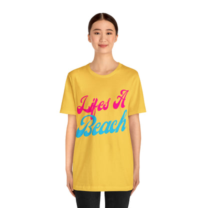 DCAL Beach Collection "Wifes a Beach" Unisex Jersey Short Sleeve Tee