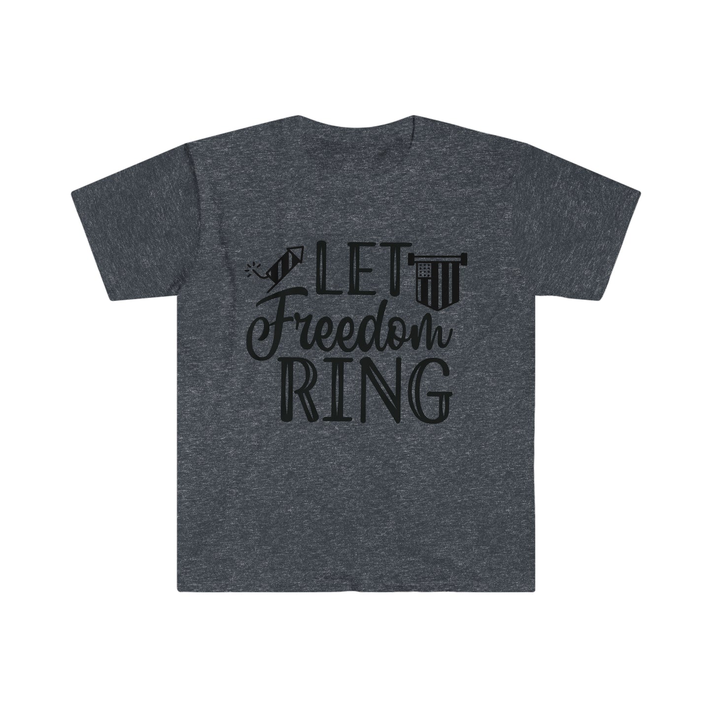 DCAL 4th of July "Let Freedom Ring" Unisex Softstyle T-Shirt