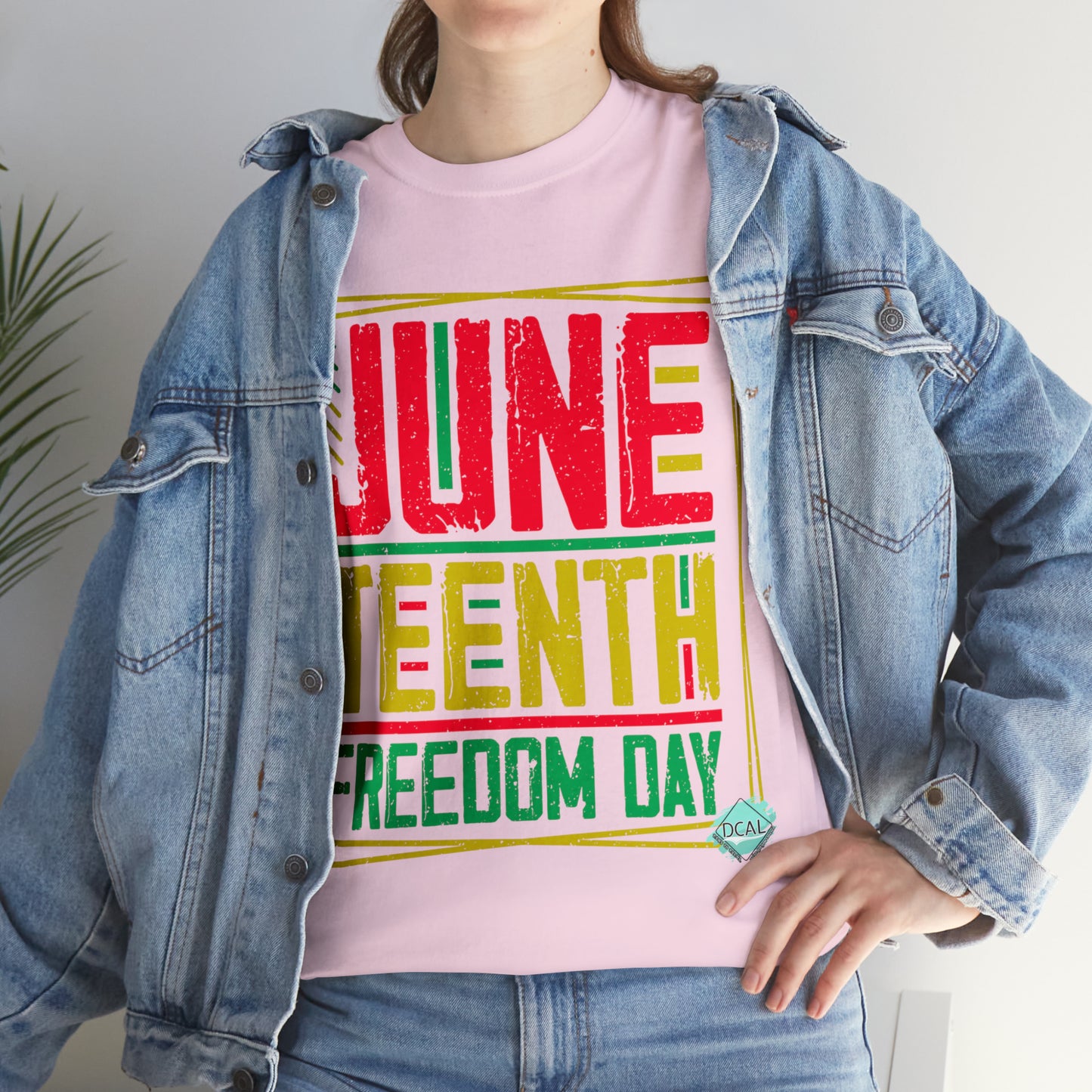 DCAL Juneteenth "Freedom Day" Unisex Heavy Cotton Tee