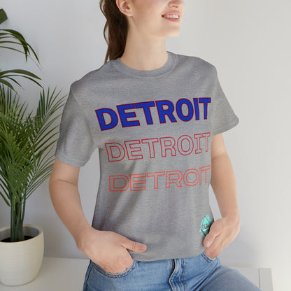 DCAL Downtown Diaries "Detroit" Unisex Jersey Short Sleeve Tee