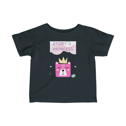 DCAL Baby Clothes "Daddy's Princess"  Infant Fine Jersey Tee