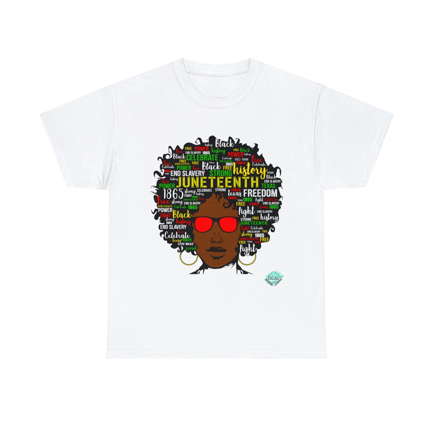 DCAL Juneteenth "Natural" Unisex Heavy Cotton Tee