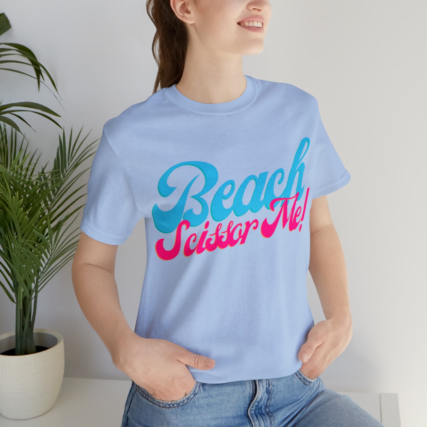 DCAL Beach Collection "Beach Scissor Me" Unisex Jersey Short Sleeve Tee