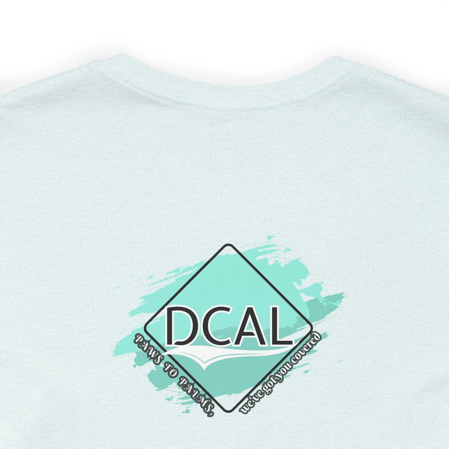 DCAL Minimalist "Paws to Palms" Unisex Jersey Short Sleeve Tee