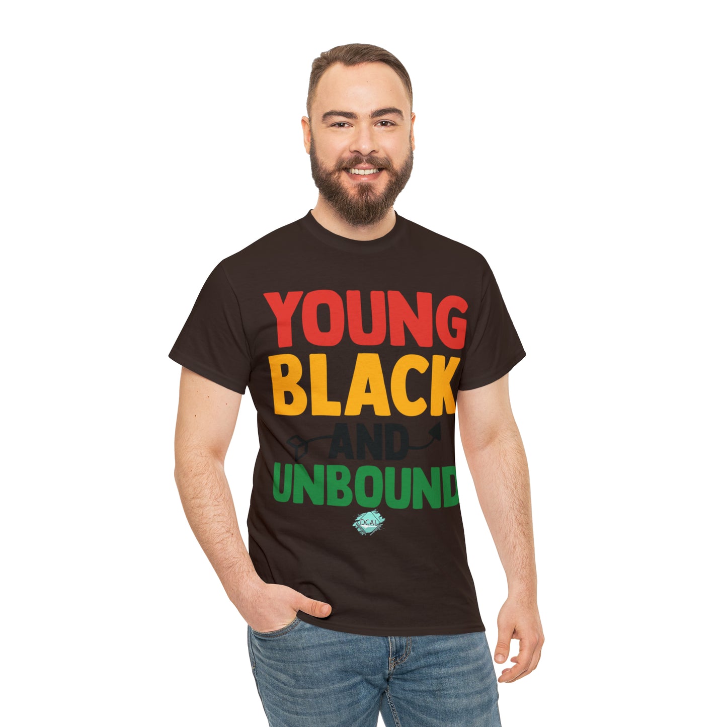 DCAL Juneteenth "Unbound' Unisex Heavy Cotton Tee