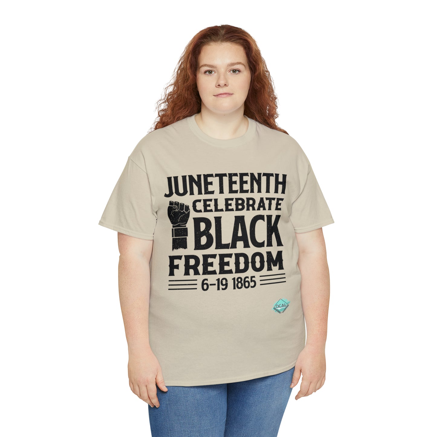 DCAL Juneteenth "Celebrate Freedom" Unisex Heavy Cotton Tee