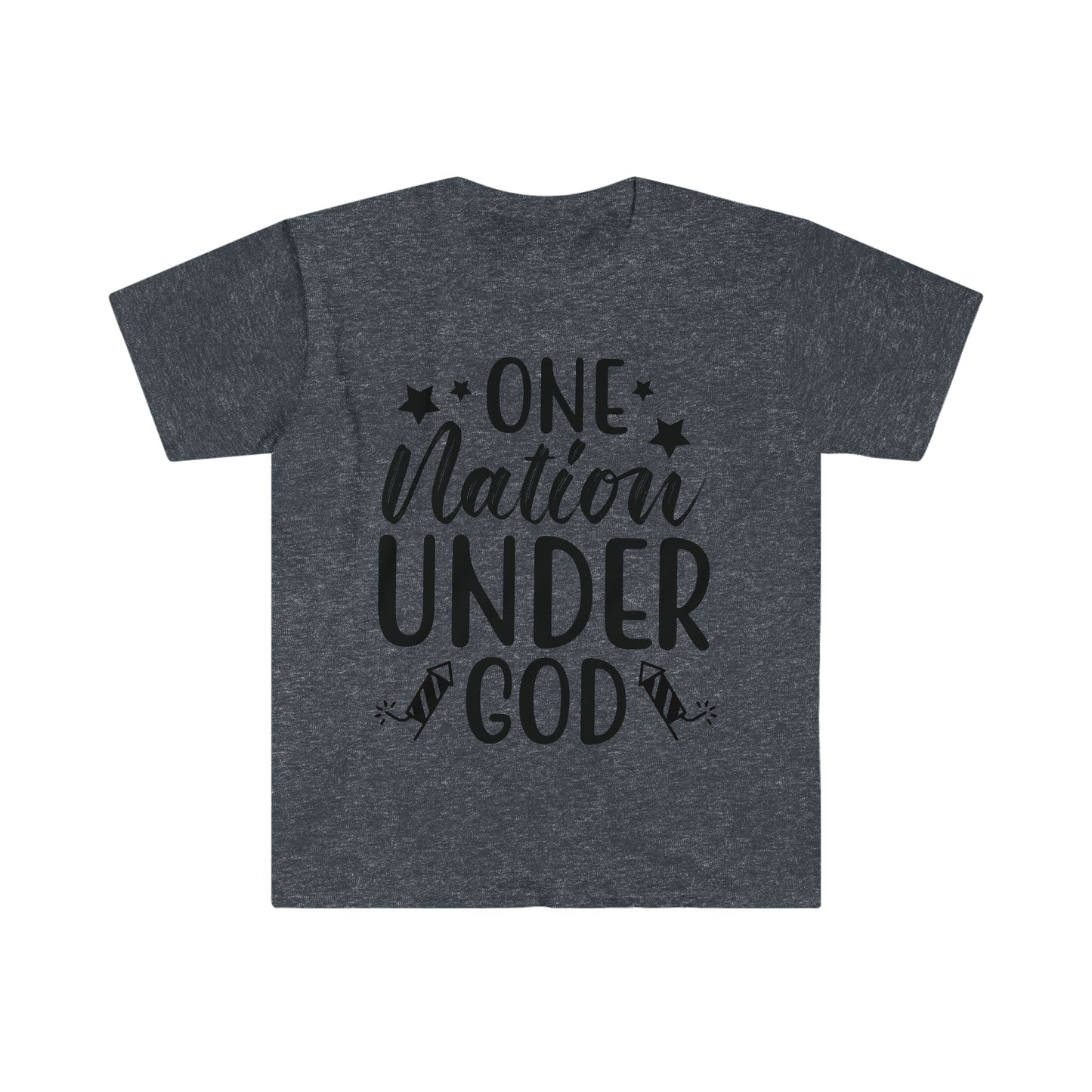 DCAL 4th of July "Under God" Unisex Softstyle T-Shirt