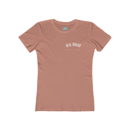 DCAL Brown Collection "Minimalist" Women's The Boyfriend Tee