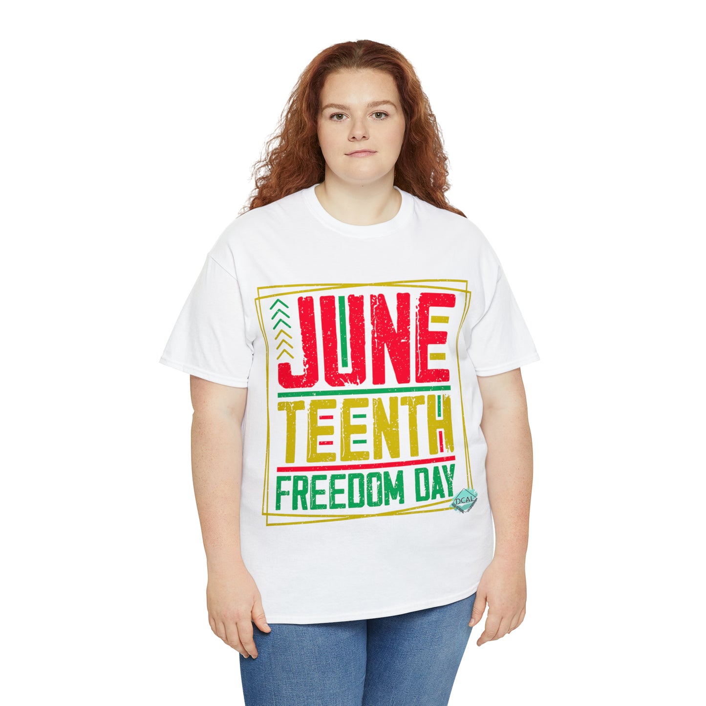 DCAL Juneteenth "Freedom Day" Unisex Heavy Cotton Tee