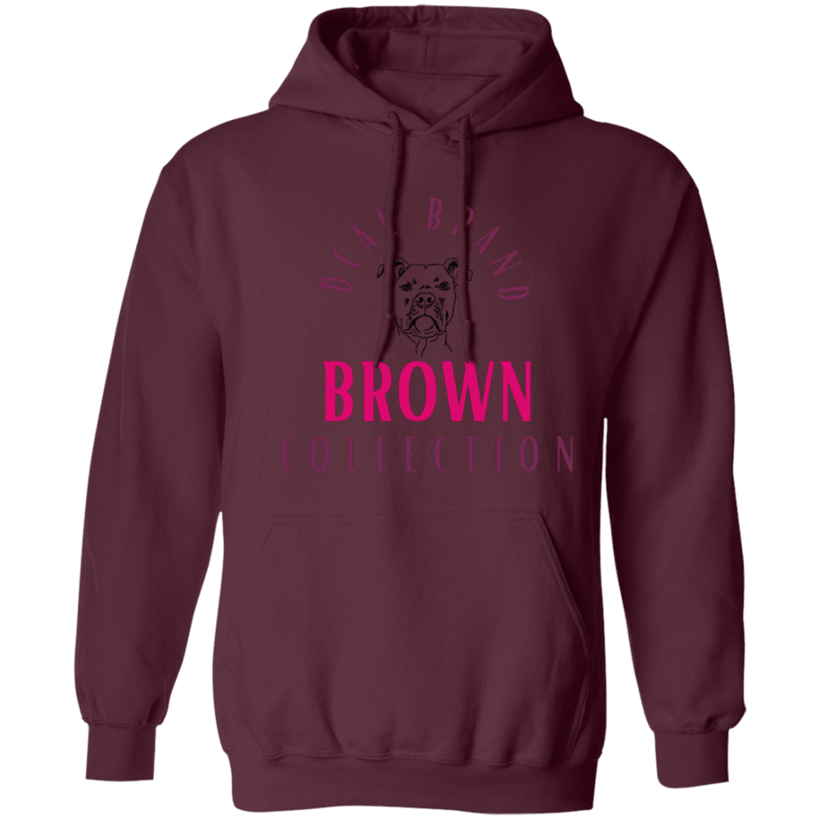 Brown Collection Pullover Hoodie 8 oz