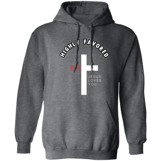 Highly Favored Pullover Hoodie 8 oz (Closeout)