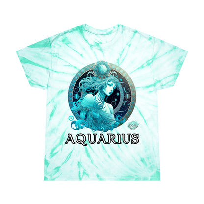 DCAL Zodiac Collection "Aquarius" Tie-Dye Tee, Cyclone