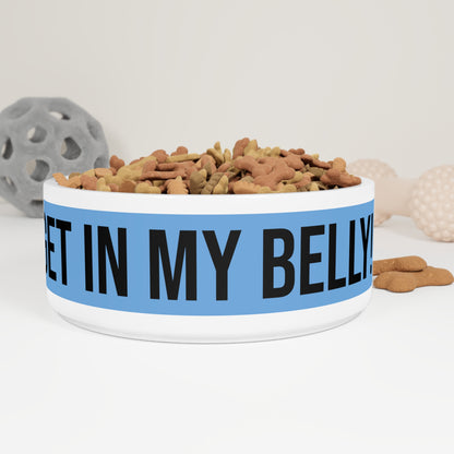 DCAL Paws and Posh "Feed My Belly!" Pet Bowl