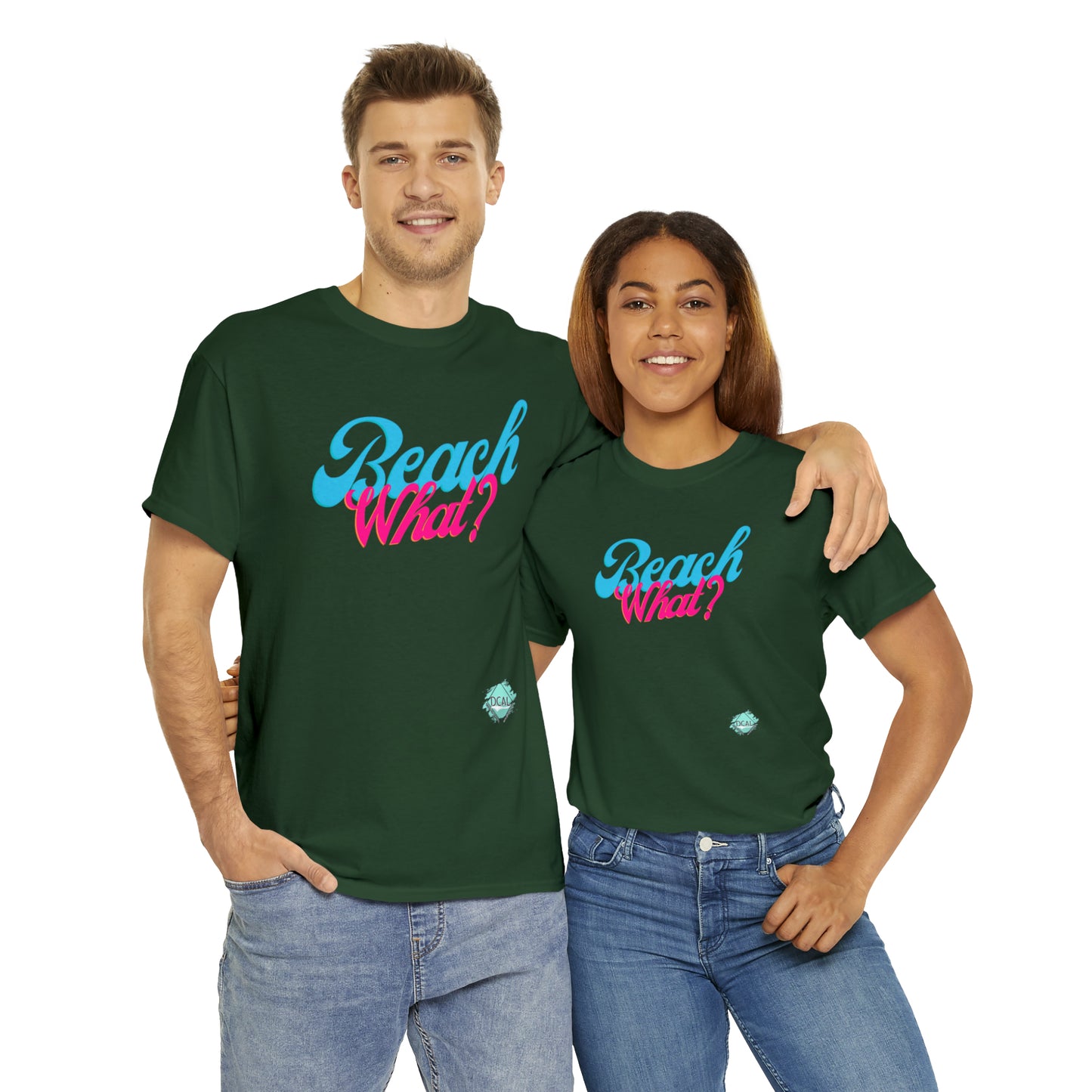 DCAL Beach Collection "Beach What?" Unisex Heavy Cotton Tee