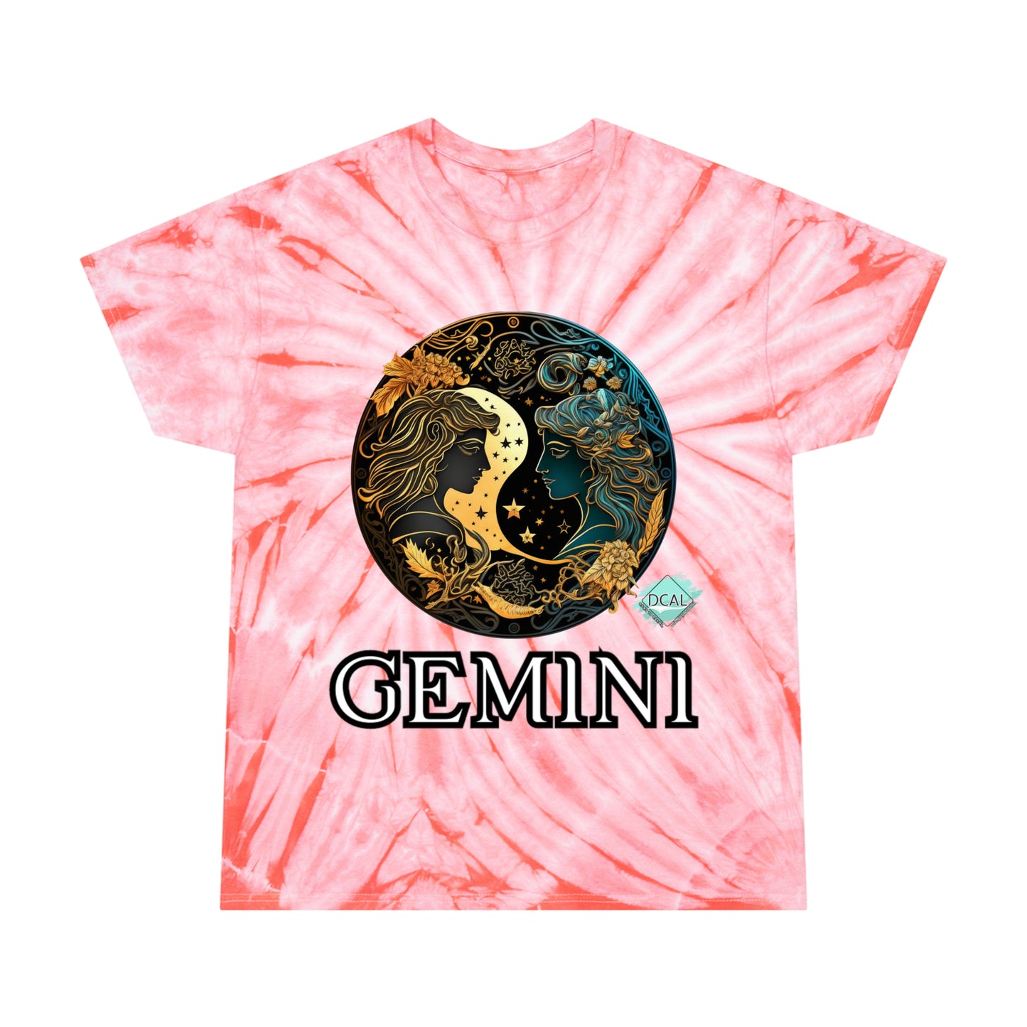 DCAL Zodiac Collection "GEMINI" Tie-Dye Tee, Cyclone