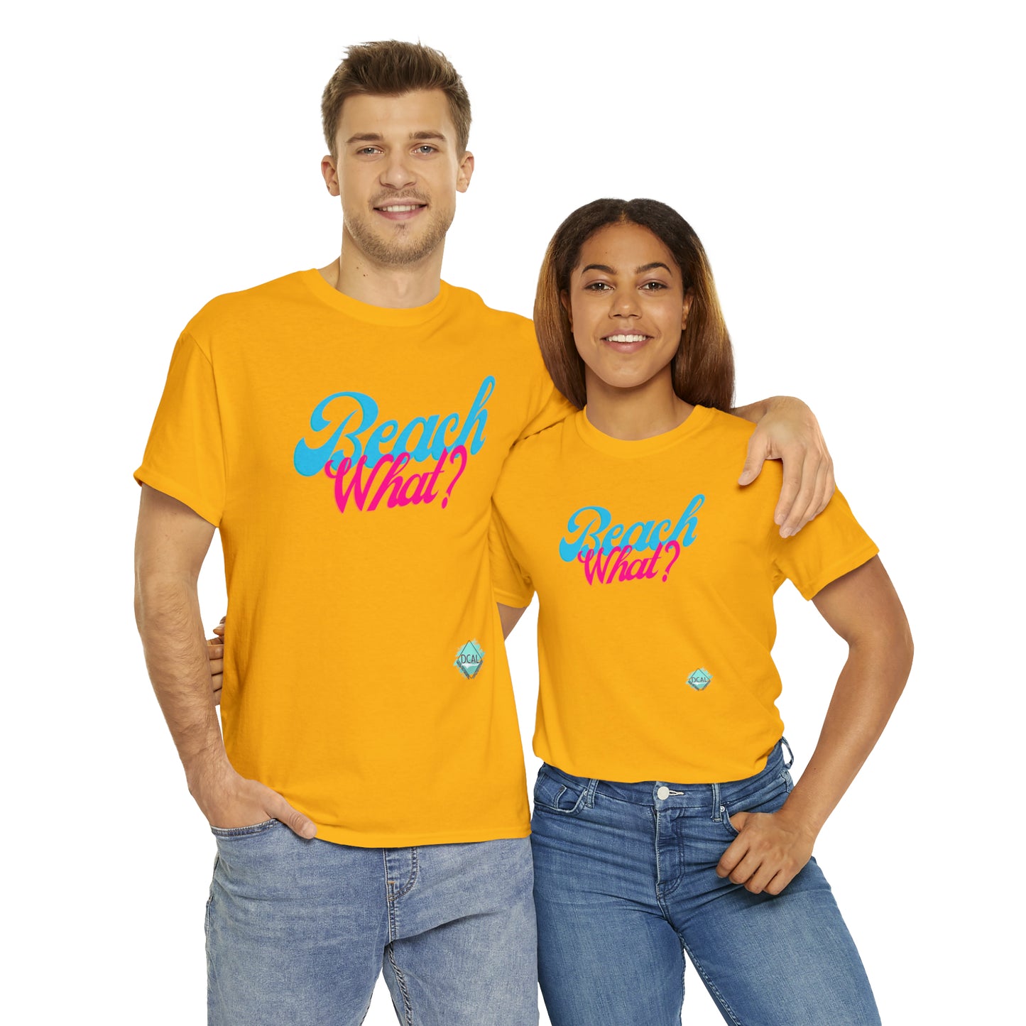 DCAL Beach Collection "Beach What?" Unisex Heavy Cotton Tee