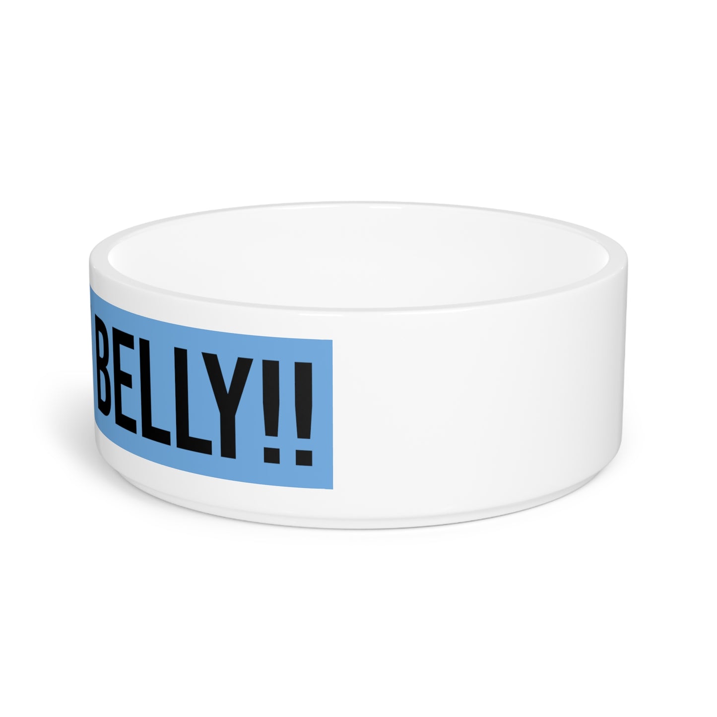 DCAL Paws and Posh "Feed My Belly!" Pet Bowl