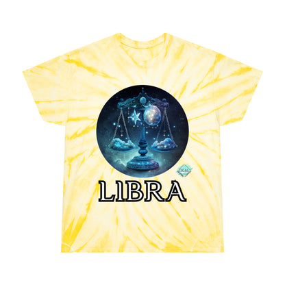 DCAL Zodiac Collection "LIBRA" Tie-Dye Tee, Cyclone