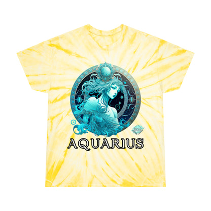 DCAL Zodiac Collection "Aquarius" Tie-Dye Tee, Cyclone