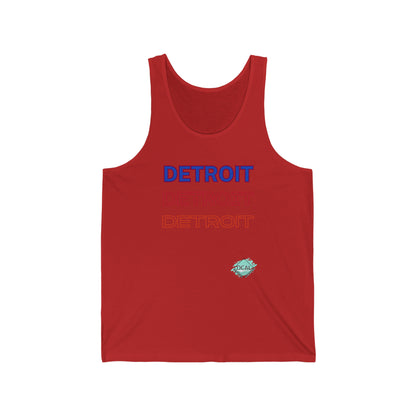 DCAL Downtown Diaries "Detroit" Unisex Jersey Tank