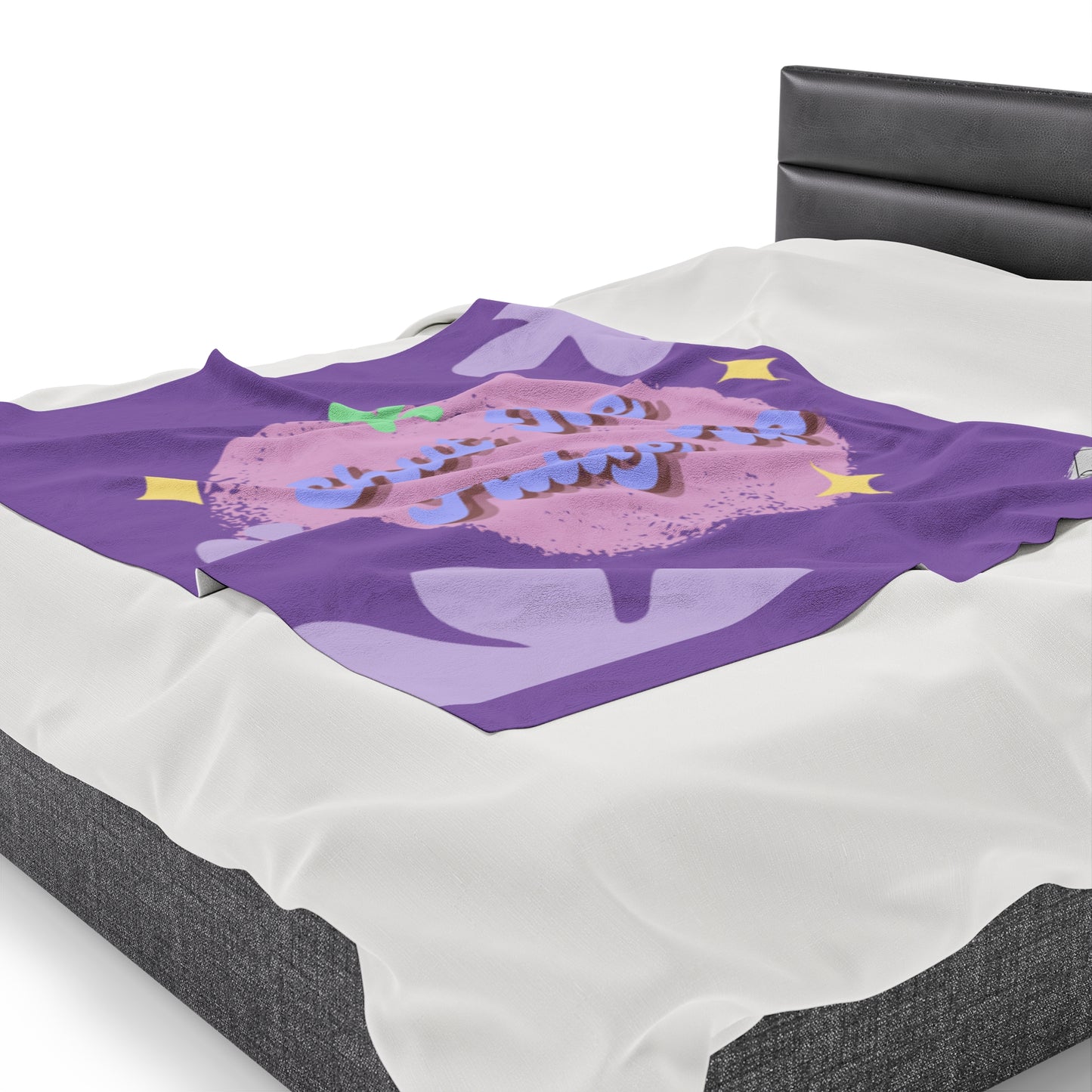 DCAL Accessories "Shut the Fudge Up" Velveteen Plush Blanket