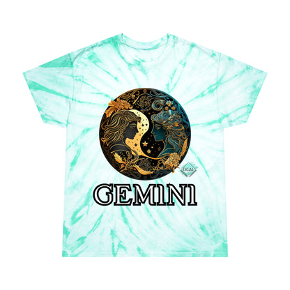 DCAL Zodiac Collection "GEMINI" Tie-Dye Tee, Cyclone