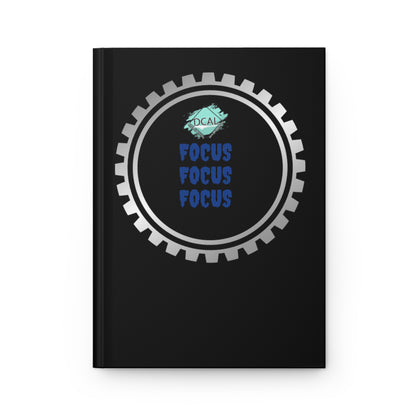 DCAL Accessories "Focus, Focus, Focus" Hardcover Journal Matte