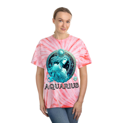 DCAL Zodiac Collection "Aquarius" Tie-Dye Tee, Cyclone