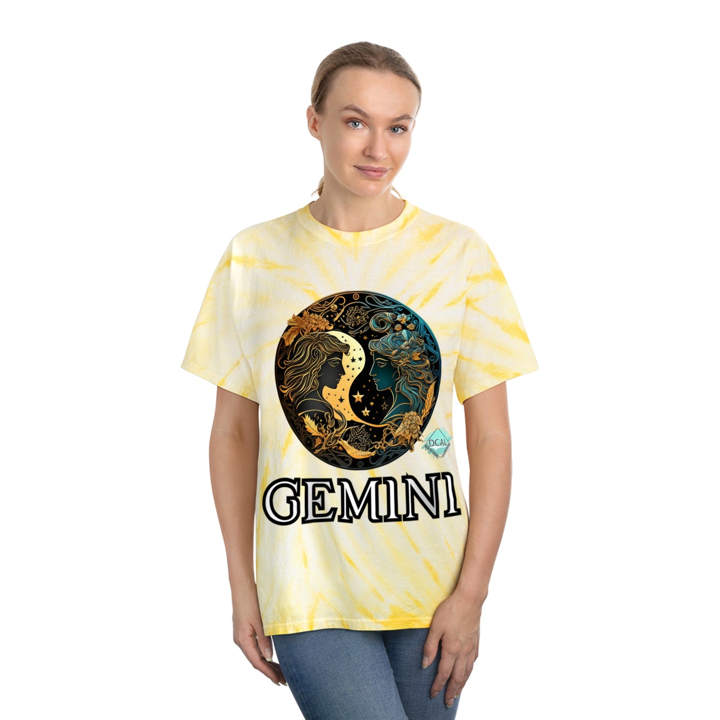 DCAL Zodiac Collection "GEMINI" Tie-Dye Tee, Cyclone