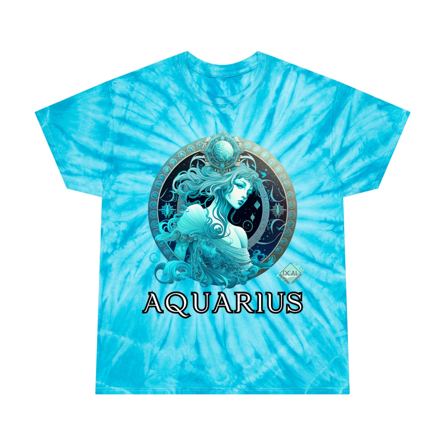 DCAL Zodiac Collection "Aquarius" Tie-Dye Tee, Cyclone