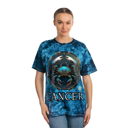 DCAL Zodiac Collection "Cancer" Tie-Dye Tee, Crystal