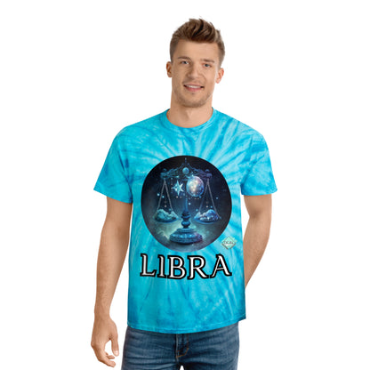 DCAL Zodiac Collection "LIBRA" Tie-Dye Tee, Cyclone